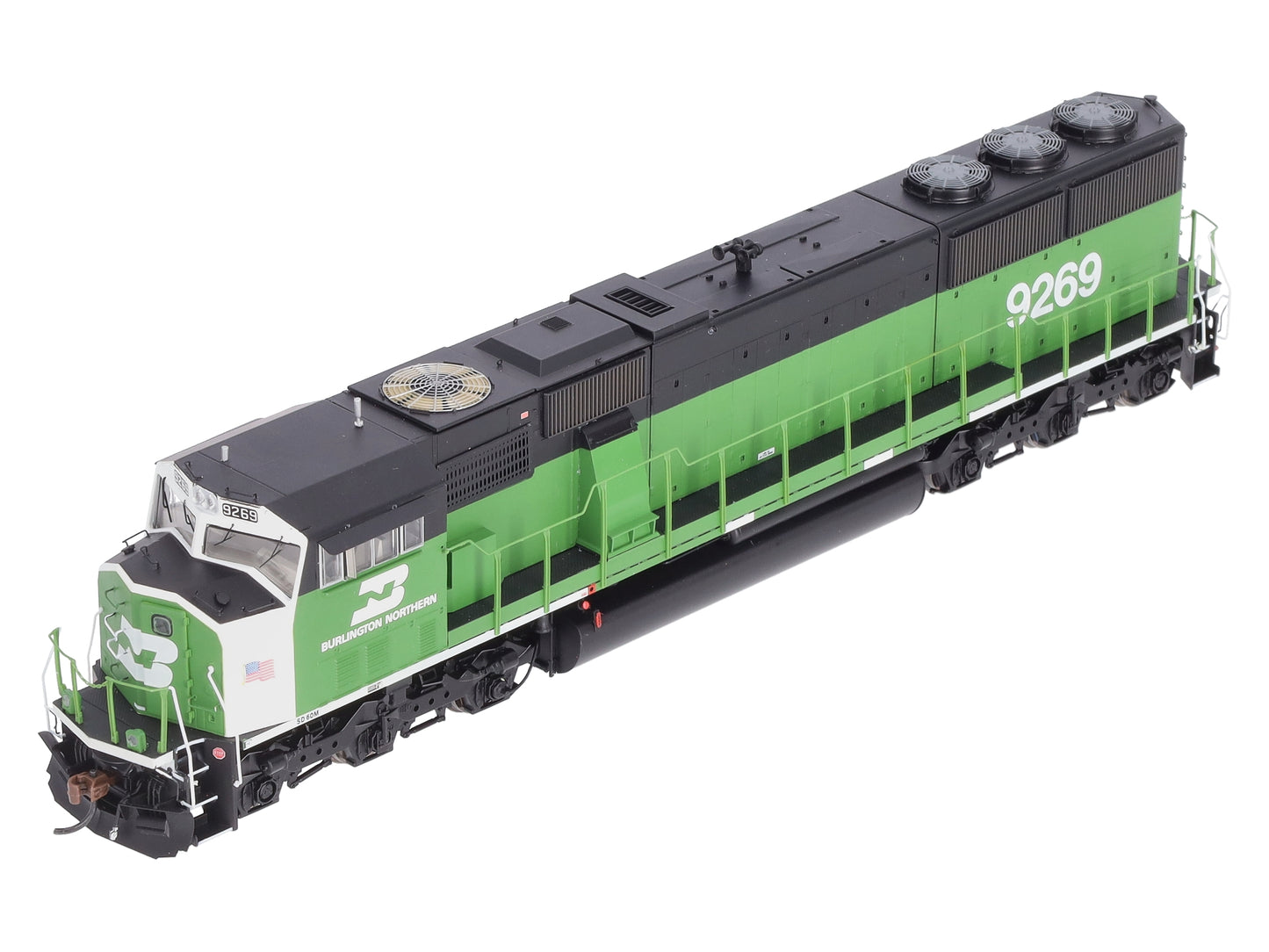 Athearn G67321 HO Burlington Northern SD60M Diesel Locomotive #9269 EX/Box