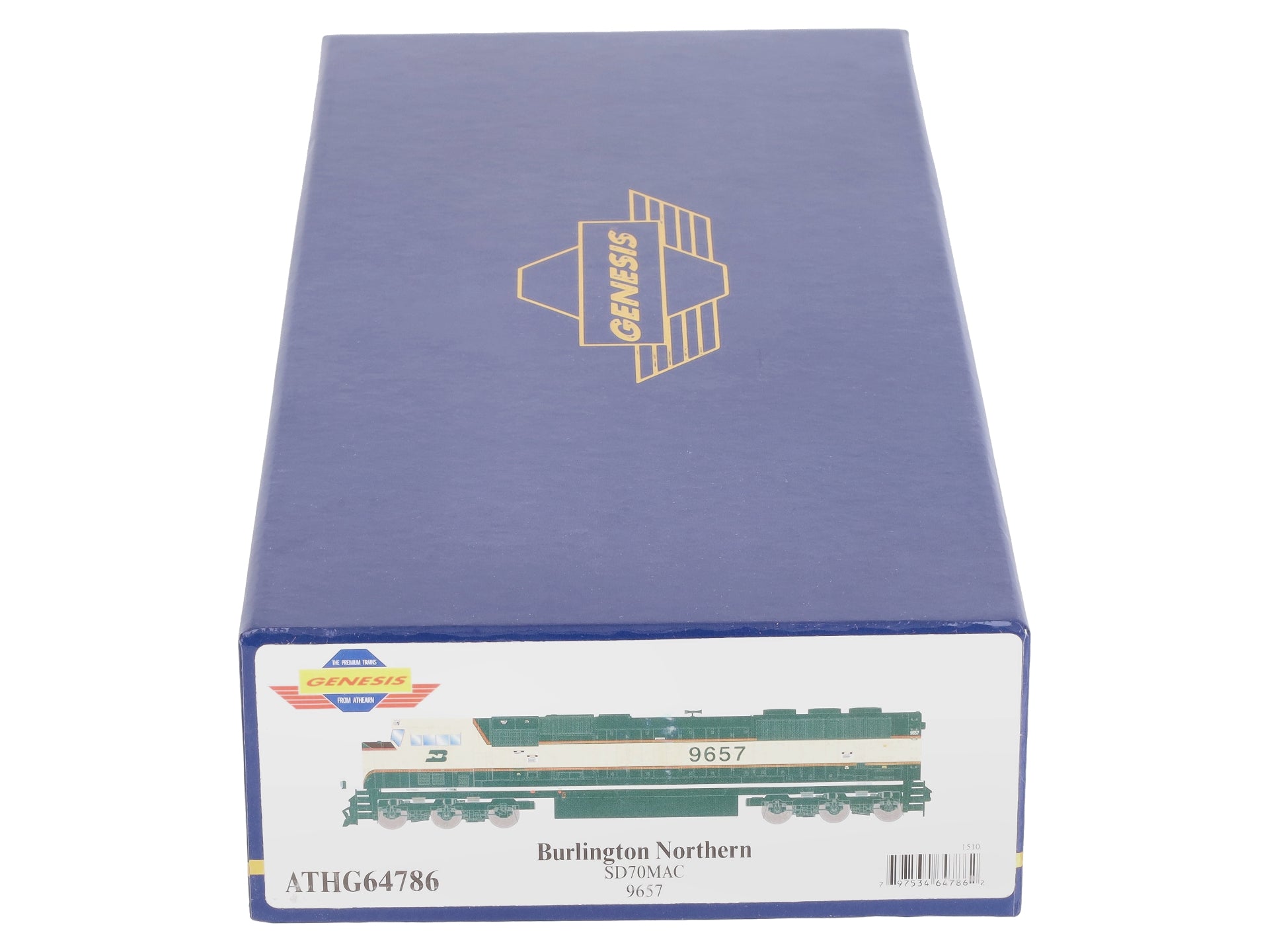 Athearn G64786 HO Burlington Northern SD70MAC Phase IV Diesel Locomotive #9657
