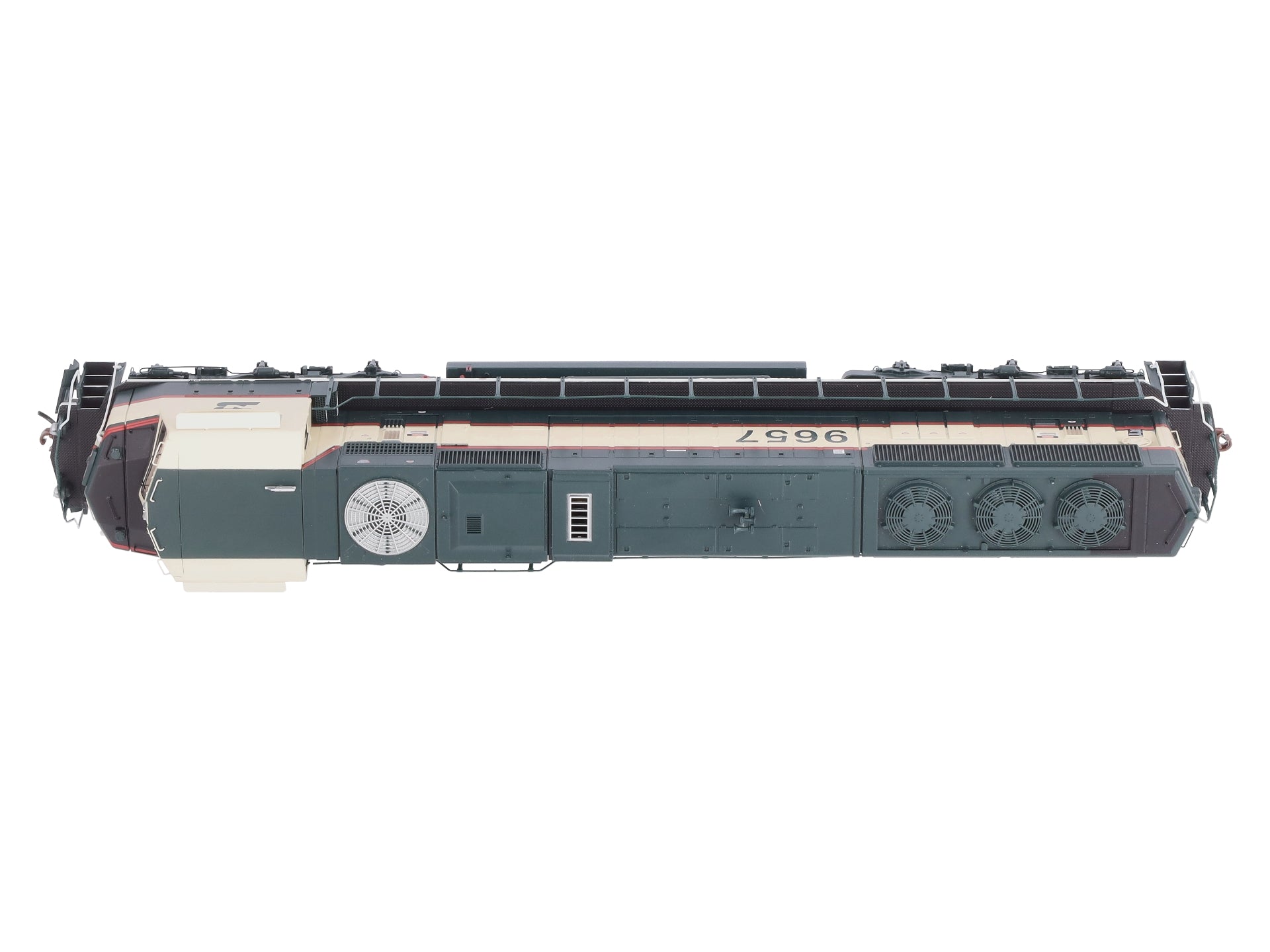 Athearn G64786 HO Burlington Northern SD70MAC Phase IV Diesel Locomotive #9657