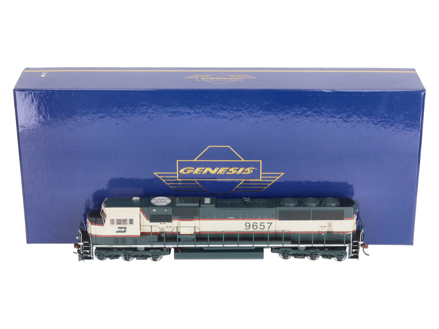 Athearn G64786 HO Burlington Northern SD70MAC Phase IV Diesel Locomotive #9657