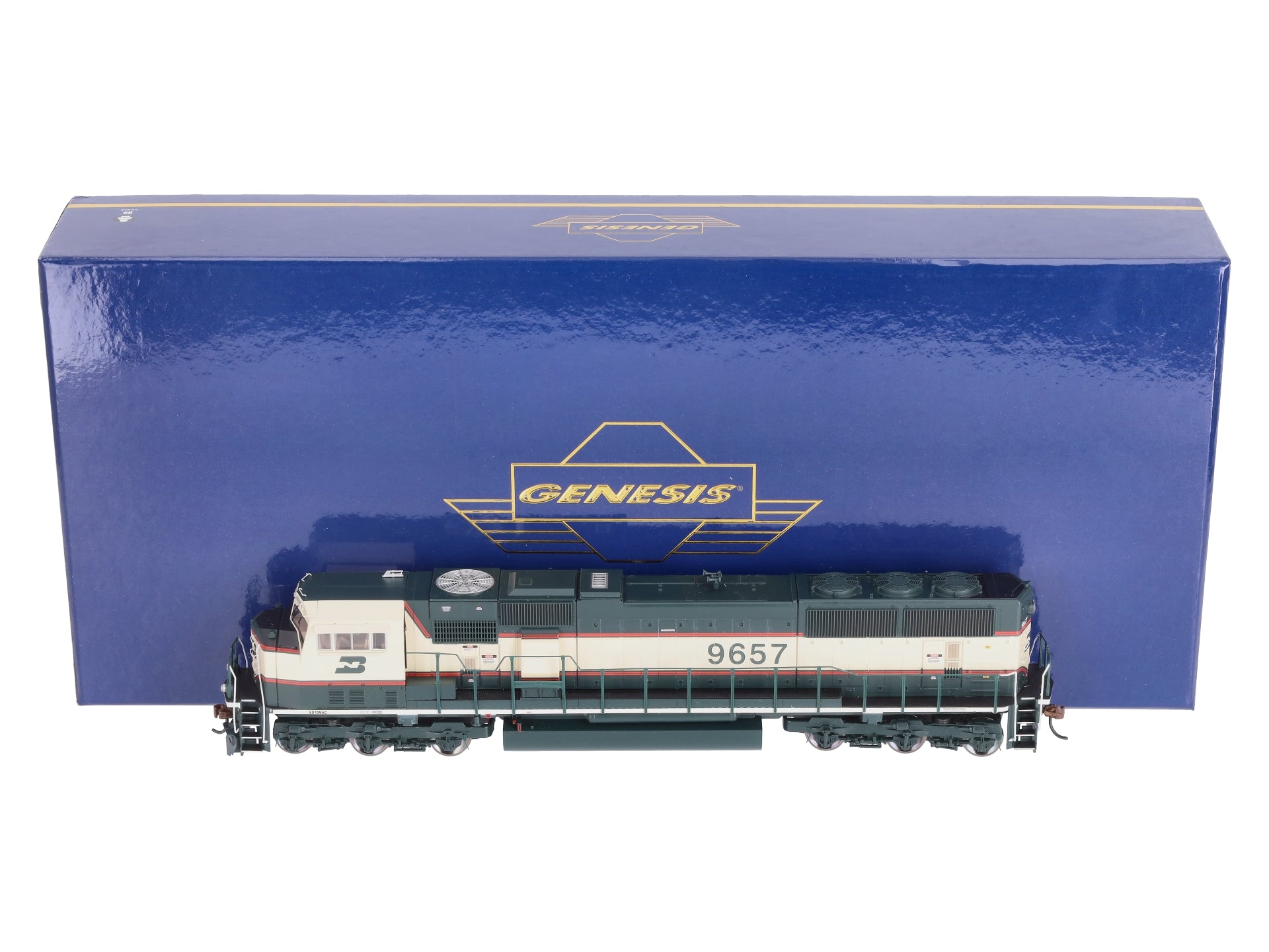 Athearn G64786 HO Burlington Northern SD70MAC Phase IV Diesel Locomotive #9657