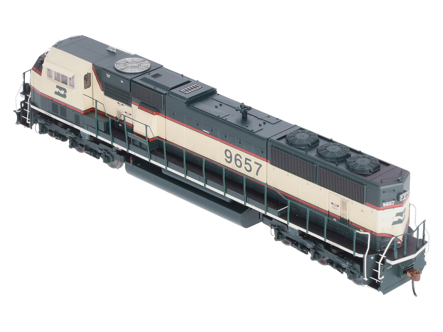 Athearn G64786 HO Burlington Northern SD70MAC Phase IV Diesel Locomotive #9657 LN/Box