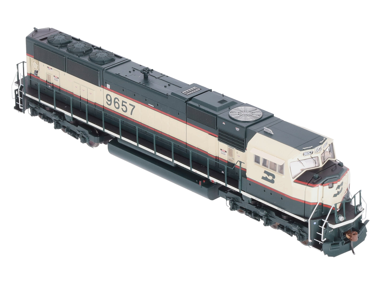 Athearn G64786 HO Burlington Northern SD70MAC Phase IV Diesel Locomotive #9657