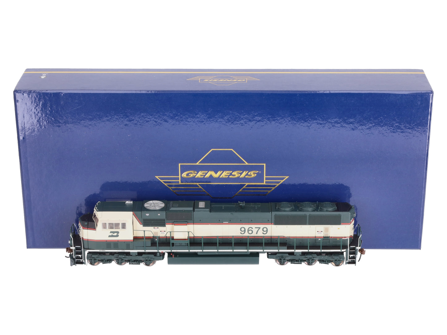 Athearn G64787 HO Burlington Northern SD70MAC Phase IV Diesel Locomotive #9679 EX/Box