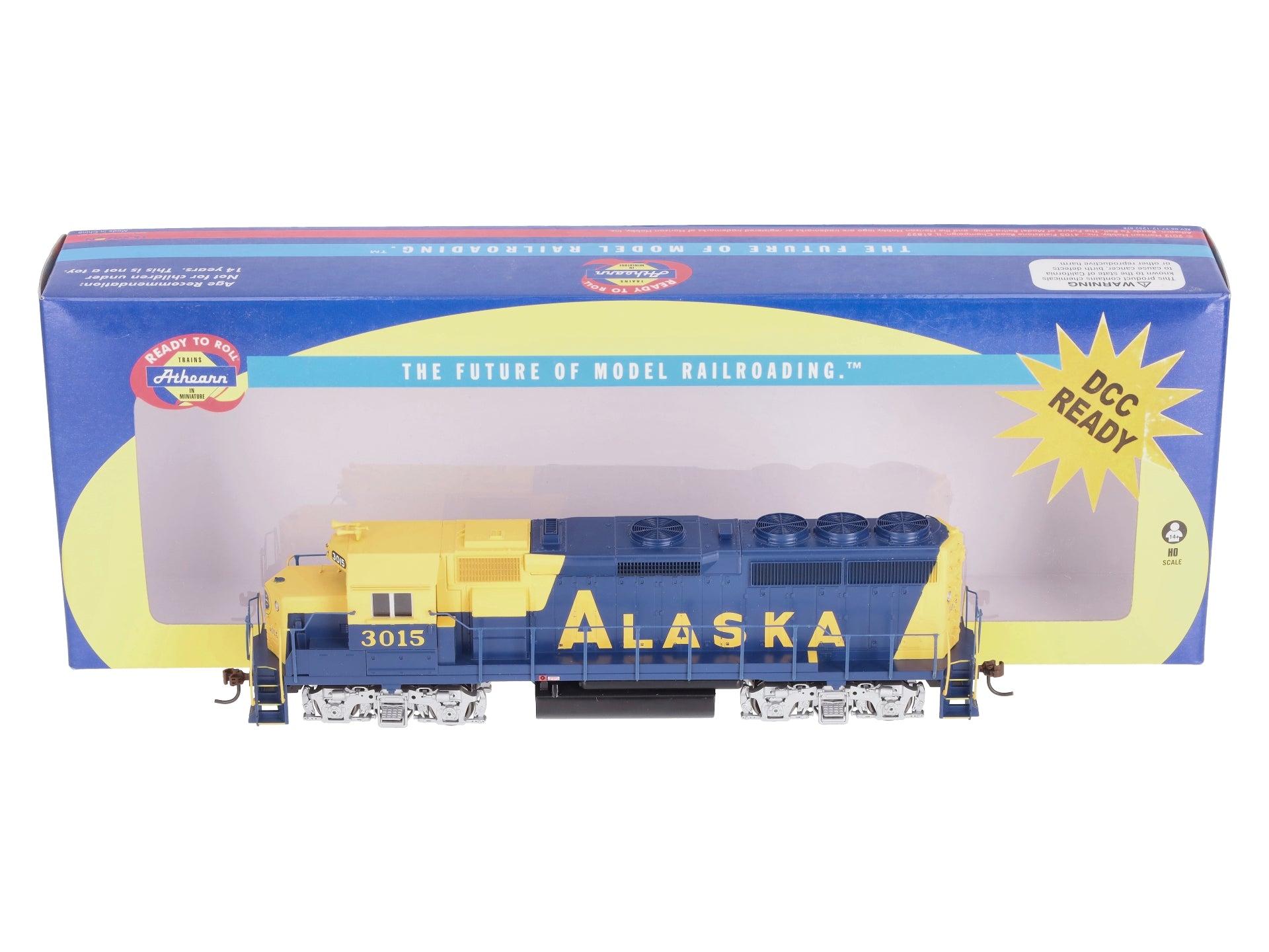 Athearn 89773 HO Alaska Railroad GP40-2 Locomotive #3015