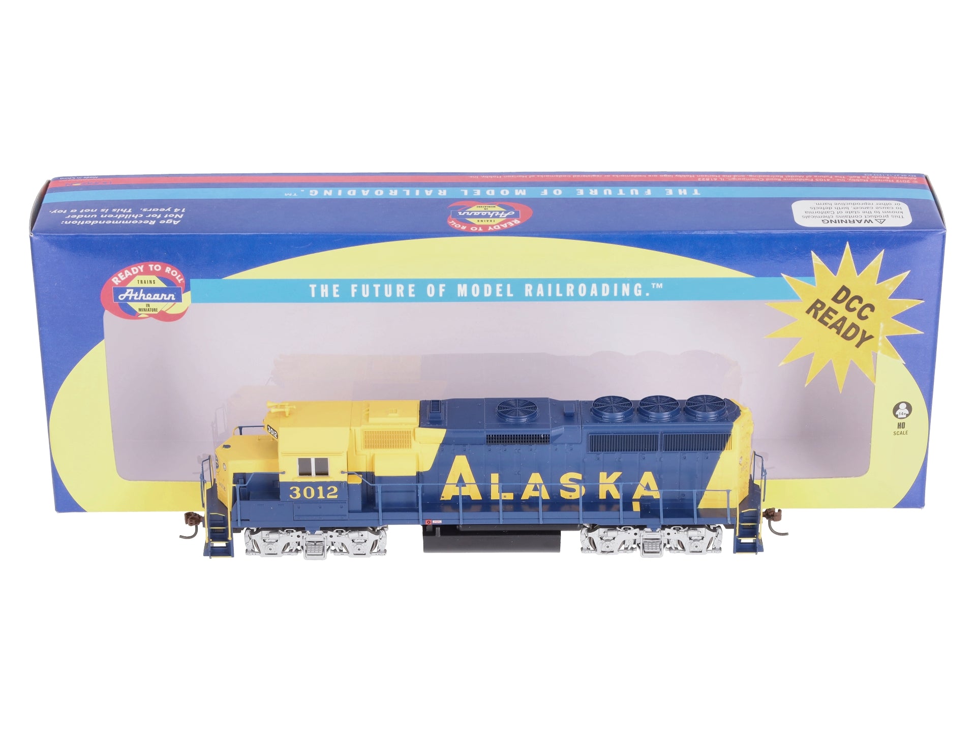 Athearn 89771 HO Alaska Railroad GP40-2 Locomotive #3012