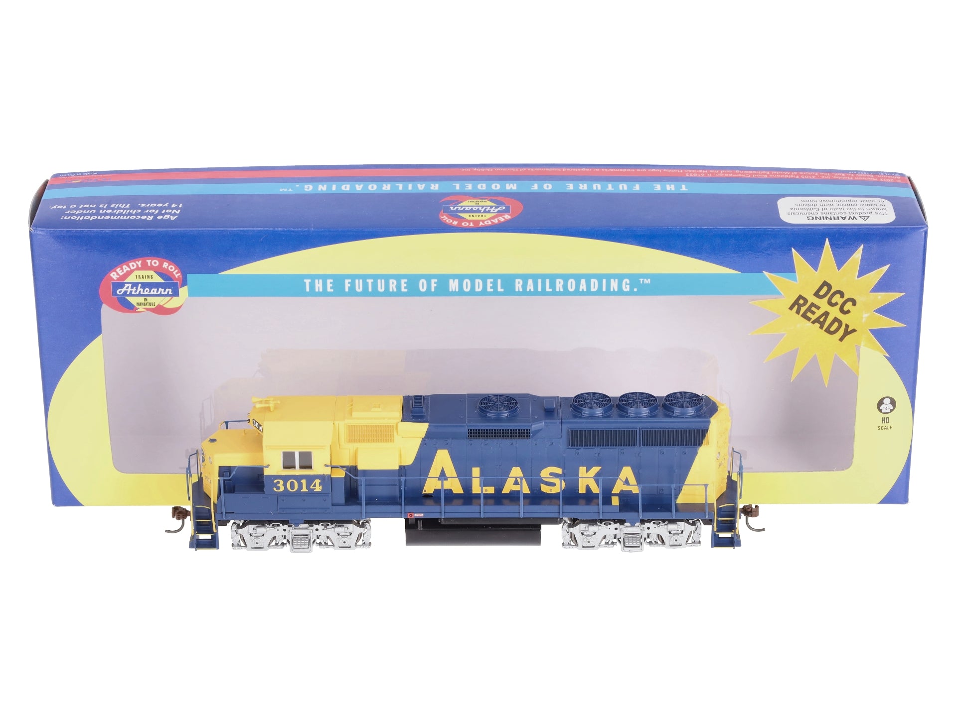 Athearn 89772 HO Alaska Railroad GP40-2 Locomotive #3014