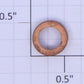 Lionel 260E-38 Copper Boiler Front Headlight Bezel Trim Ring 255, 260, 263