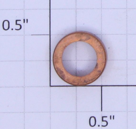 Lionel 260E-38 Copper Boiler Front Headlight Bezel Trim Ring 255, 260, 263