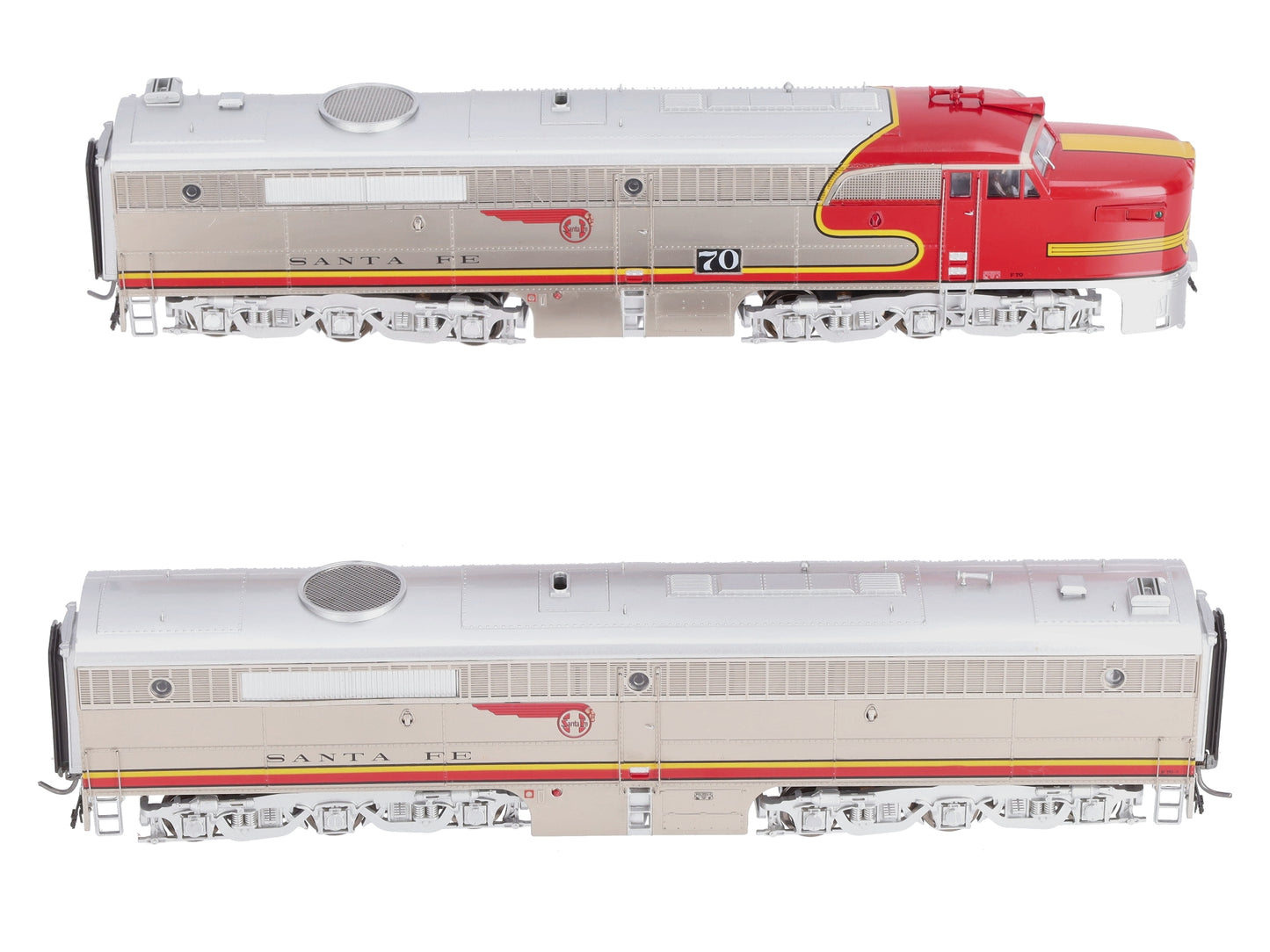 MTH 80-2272-0 HO Santa Fe Alco PA A/B Diesel Locomotive Set (Set of 2) LN/Box