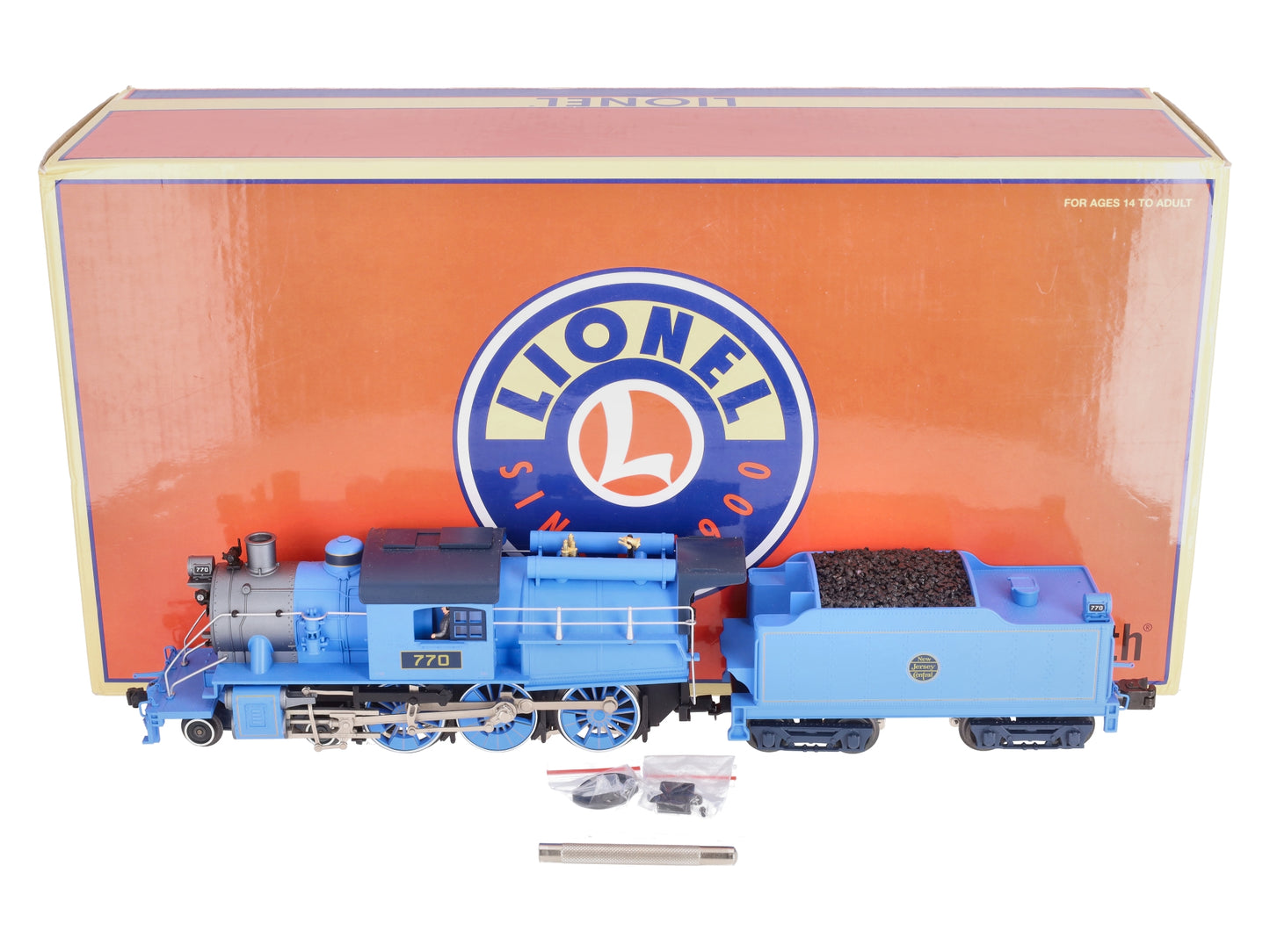 Lionel 2131390 CNJ Blue Comet Legacy 4-6-0 Camelback Steam Locomotive #770