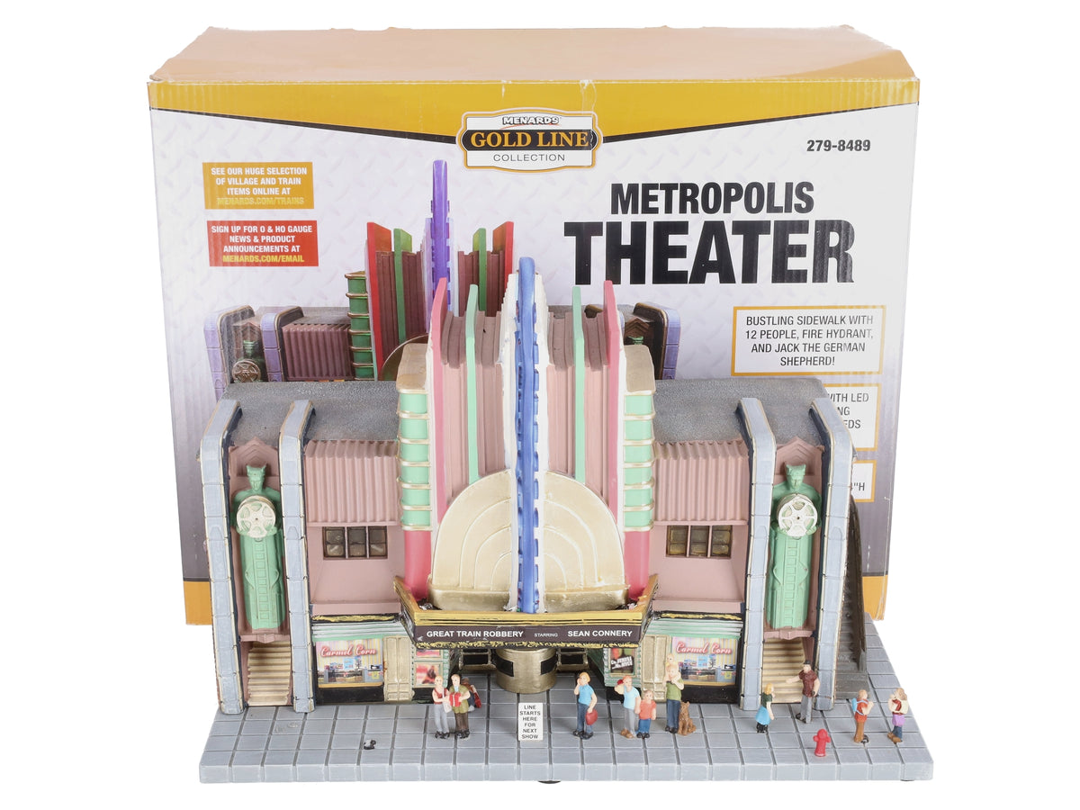 Menards 279-8489 O Scale Metropolis Movie Theater EX/Box