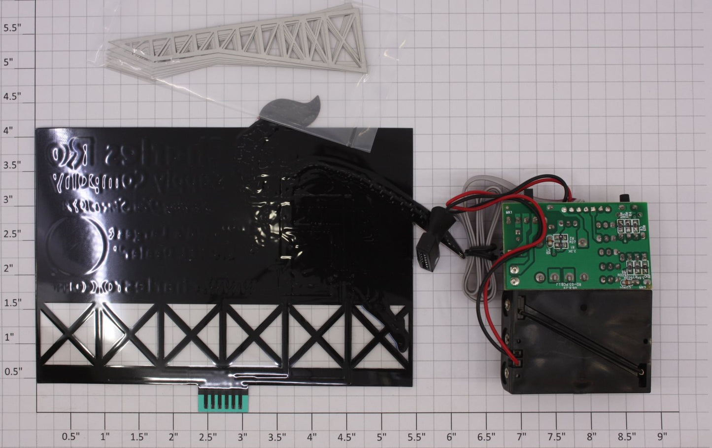 Miller Engineering O Scale Charles Ro Supply Company Animated Neon Sign