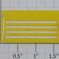 Lionel 6356-12 Yellow Lower Stock Car Door