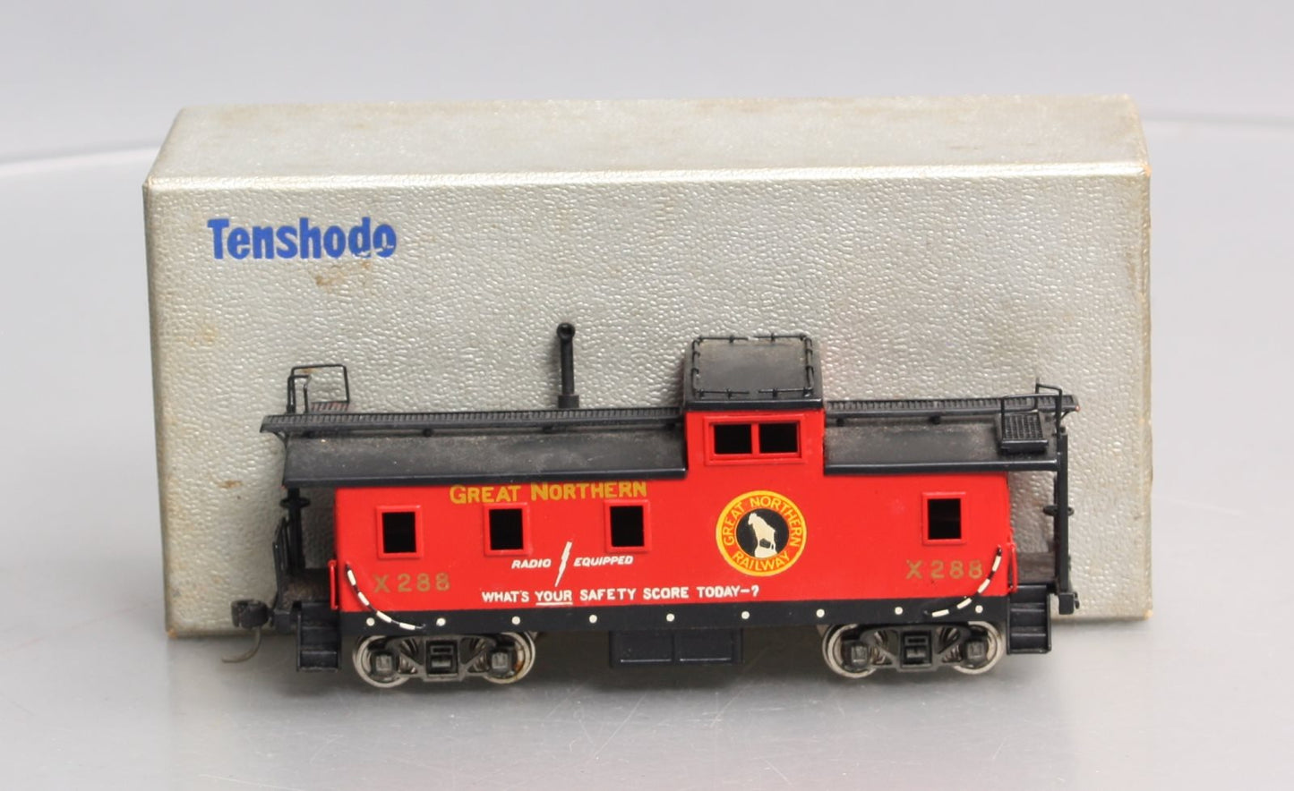Tenshodo 350 HO Brass Great Northern Caboose - Custom Painted EX/Box