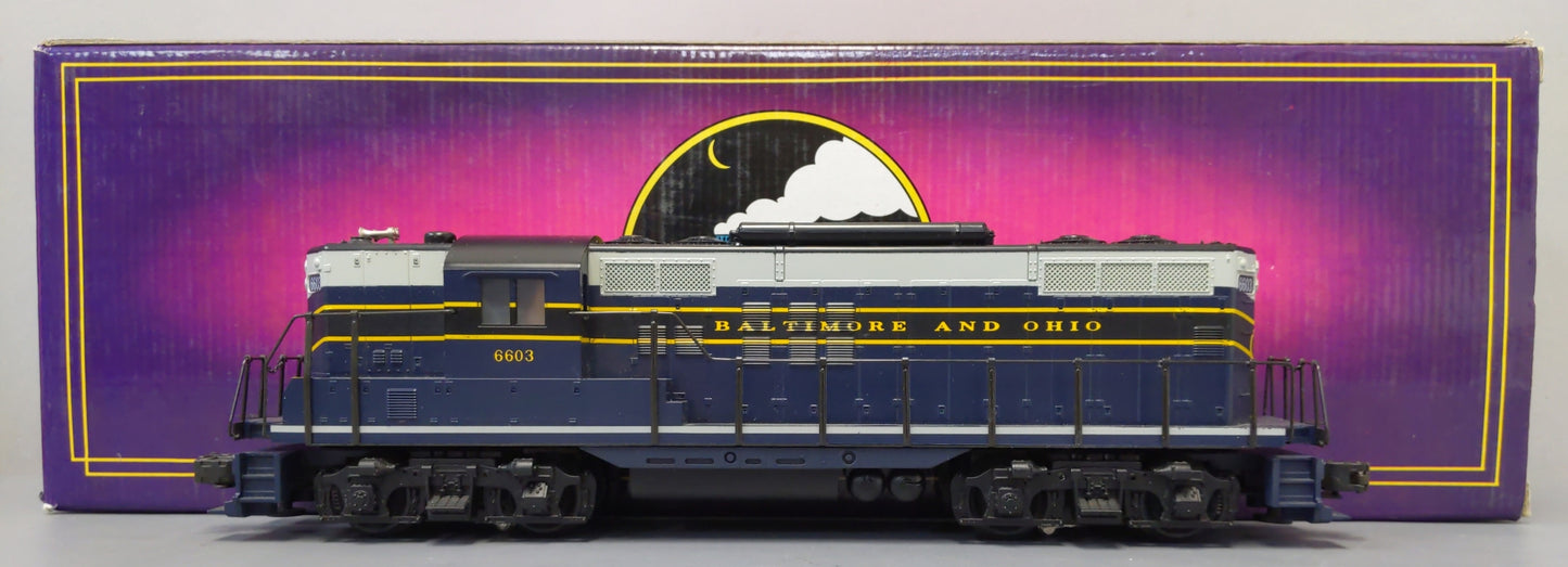 MTH 20-2699-0 O Baltimore & Ohio GP-9 Diesel Engine #6603 with Electronic Horn EX/Box