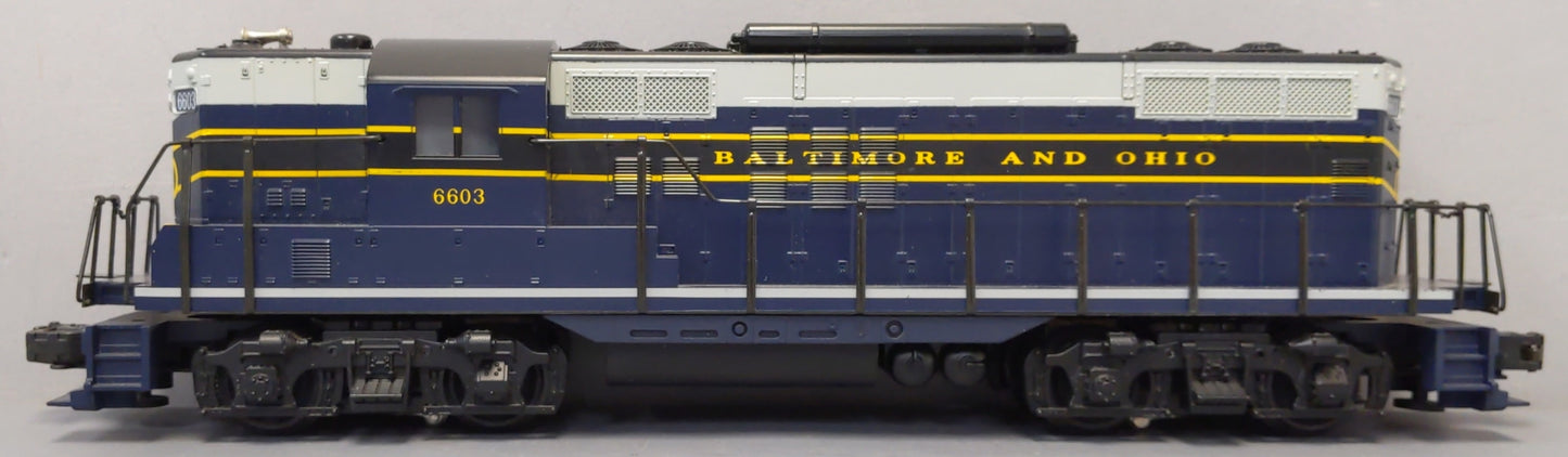 MTH 20-2699-0 O Baltimore & Ohio GP-9 Diesel Engine #6603 with Electronic Horn EX/Box