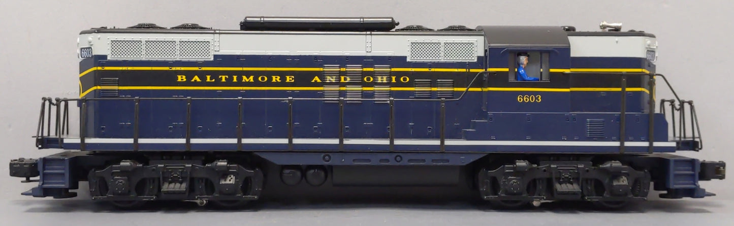 MTH 20-2699-0 O Baltimore & Ohio GP-9 Diesel Engine #6603 with Electronic Horn EX/Box