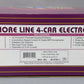 MTH 20-2783-1 O Gauge North Shore Line 4 Car Electroliner Set w/PS2