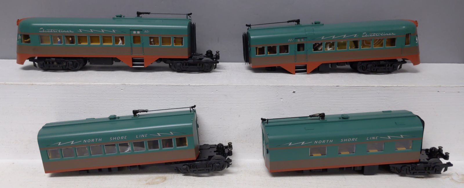 MTH 20-2783-1 O Gauge North Shore Line 4 Car Electroliner Set w/PS2