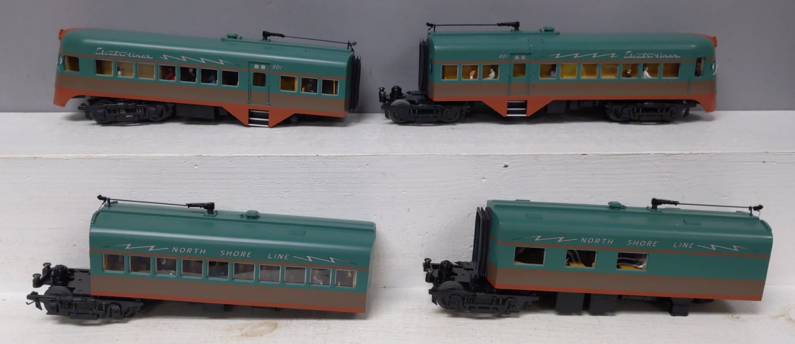 MTH 20-2783-1 O Gauge North Shore Line 4 Car Electroliner Set w/PS2
