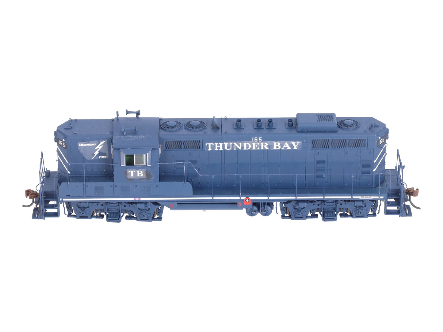 Athearn G64288 HO Custom Thunder Bay GP7 Diesel w/ DCC & Sound #165 EX/Box