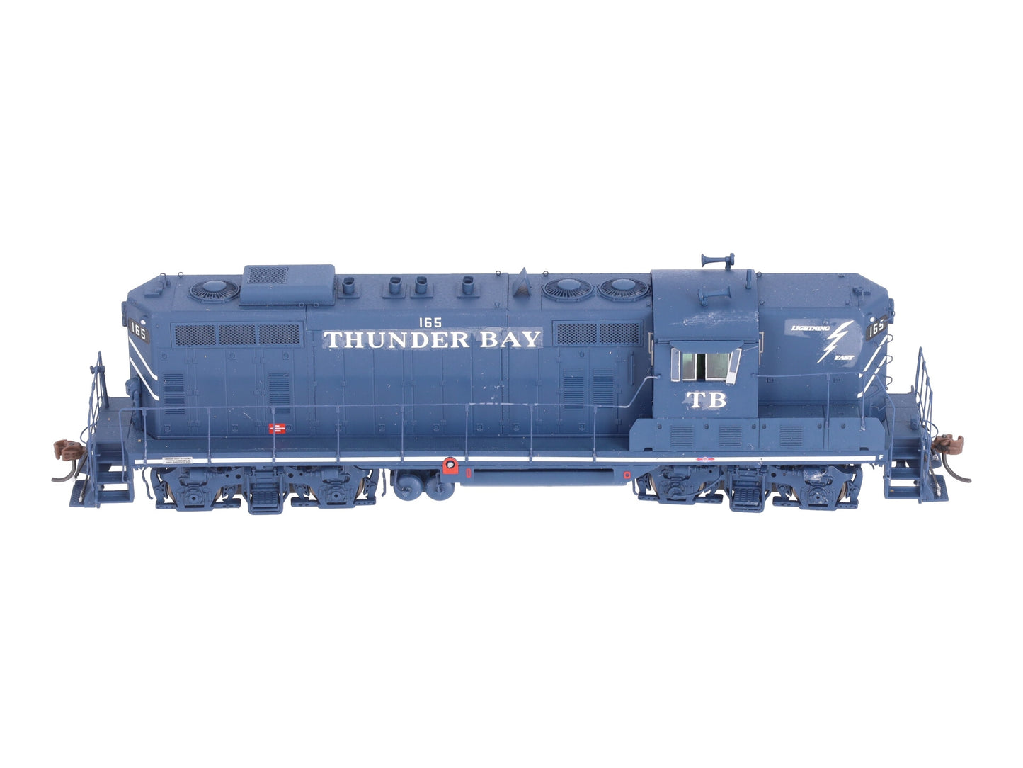 Athearn G64288 HO Custom Thunder Bay GP7 Diesel w/ DCC & Sound #165 EX/Box