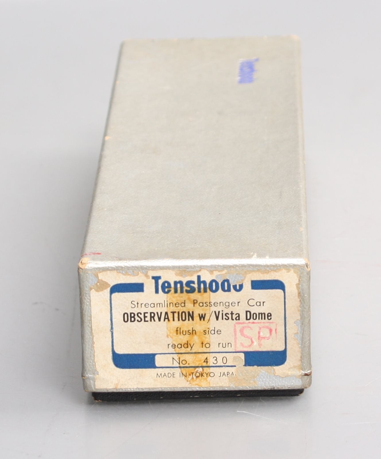 Tenshodo 430 HO Brass Southern Pacific Observation Vista Dome Car EX/Box