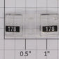 Lionel 28503-17 #178 ACL GP7 Headlight & Number Board Lens