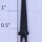 Lionel 16333-35 Black Plastic Flat Car Stake