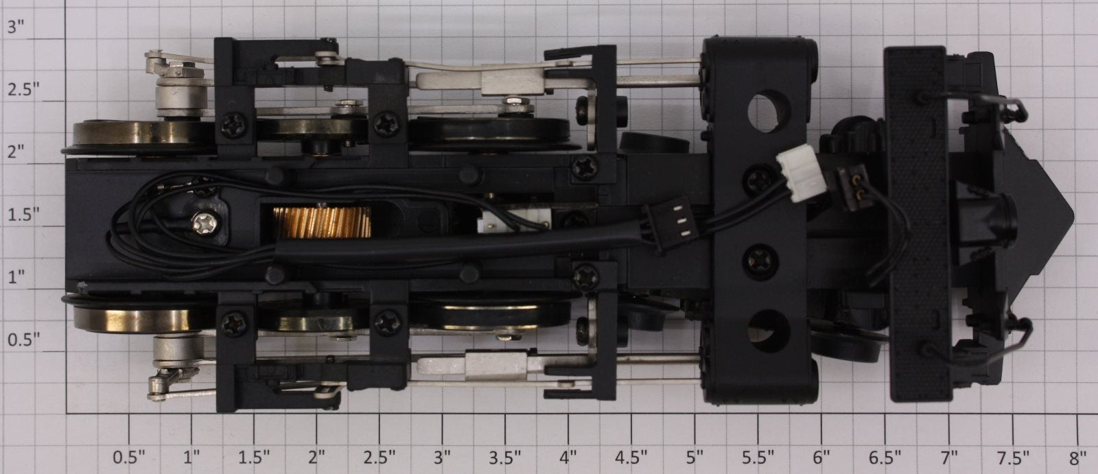 Lionel 38013-72 #1527 D&H Lionmaster Challenger Front Frame and Wheel Assembly