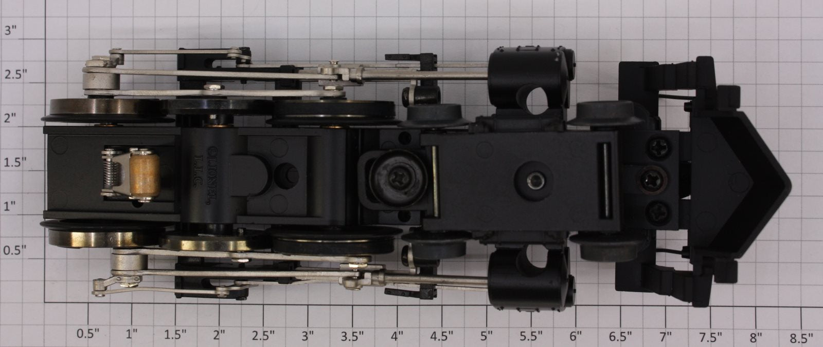 Lionel 38013-72 #1527 D&H Lionmaster Challenger Front Frame and Wheel Assembly