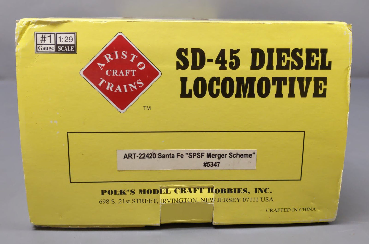 Aristo-Craft 22420 G Santa Fe SD45 Diesel Locomotive #5347