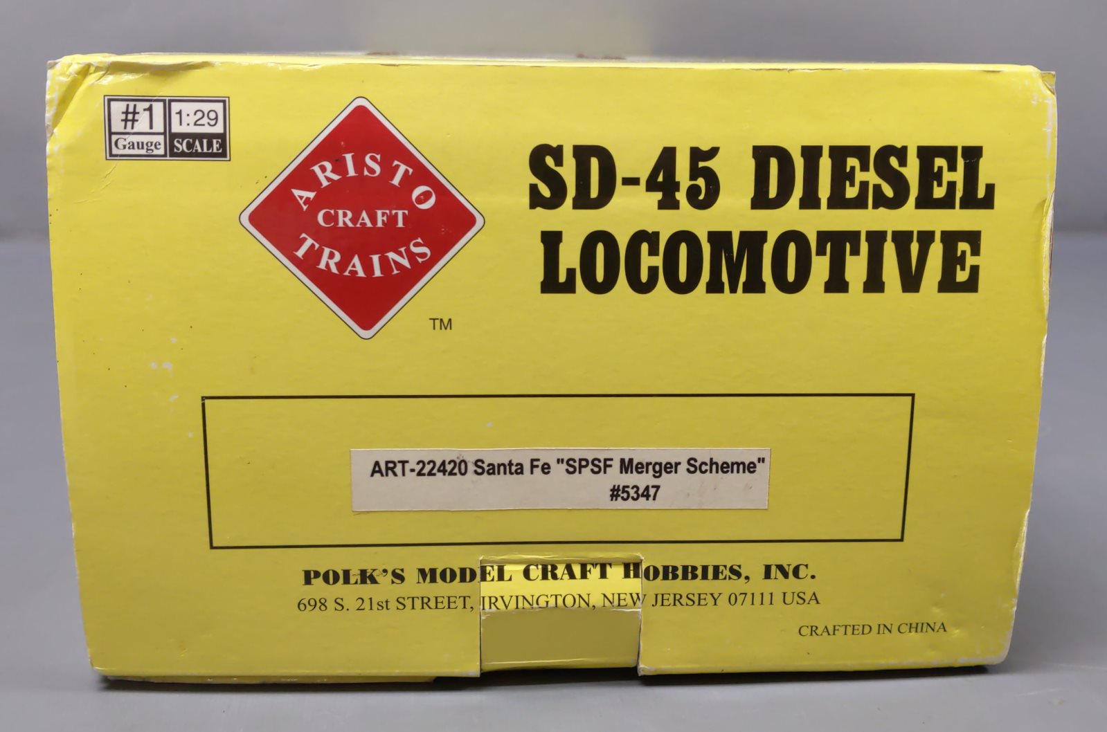 Aristo-Craft 22420 G Santa Fe SD45 Diesel Locomotive #5347