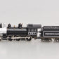 Roundhouse 8055 N Scale PRR 2-6-0 RTR Steam Locomotive & Tender #267 EX/Box