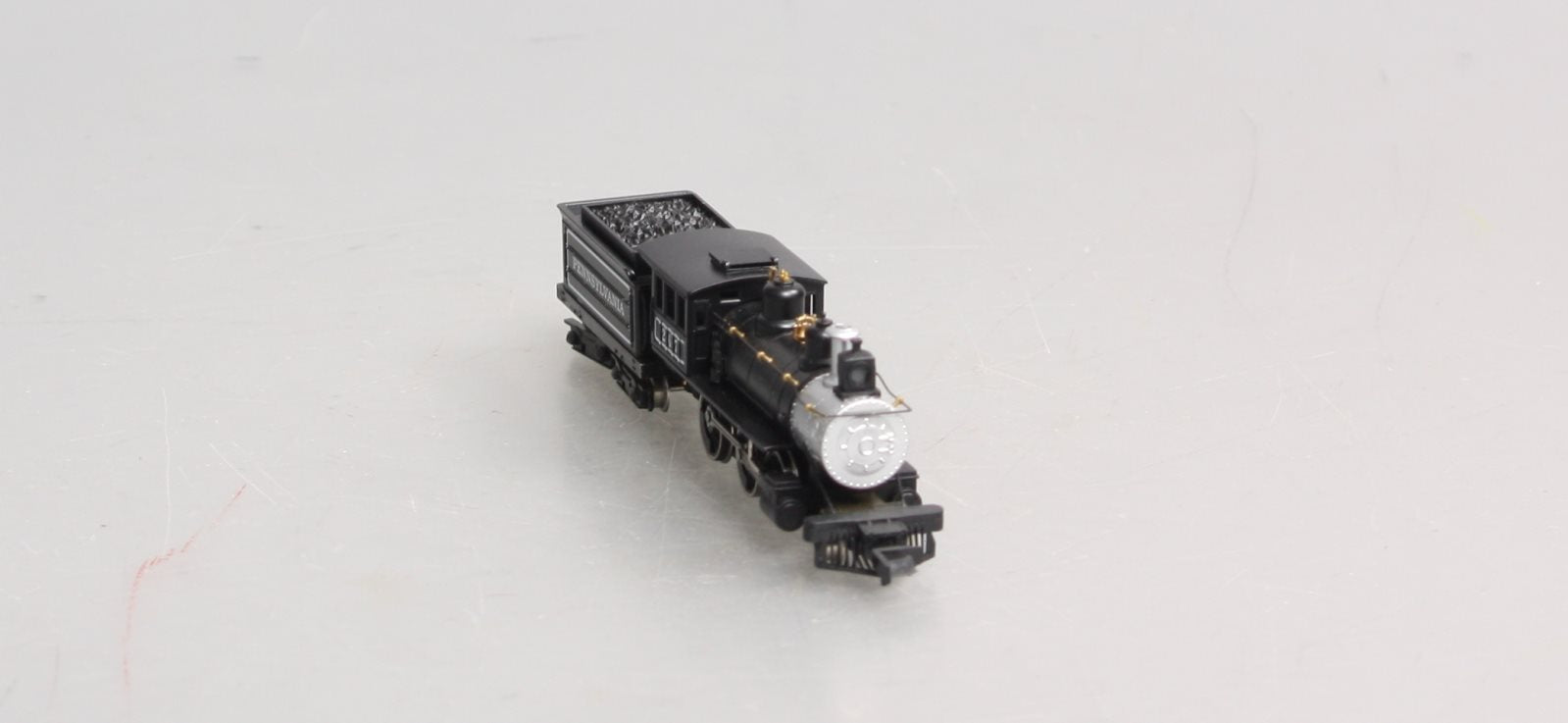 Roundhouse 8055 N Scale PRR 2-6-0 RTR Steam Locomotive & Tender #267 EX/Box