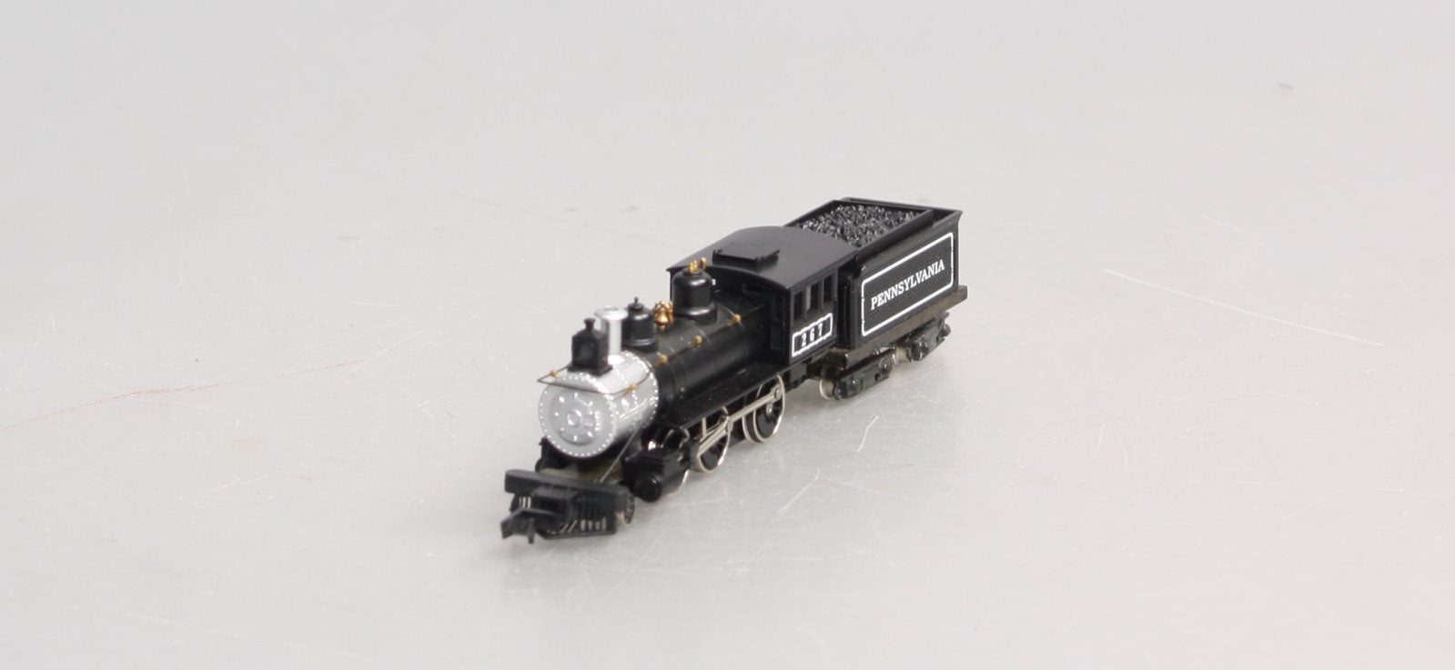 Roundhouse 8055 N Scale PRR 2-6-0 RTR Steam Locomotive & Tender #267 EX/Box