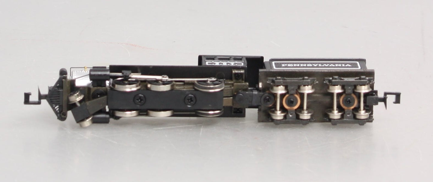 Roundhouse 8055 N Scale PRR 2-6-0 RTR Steam Locomotive & Tender #267 EX/Box