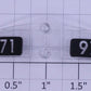 Lionel 85015-147 GP-20 #971 Headlight Number Board