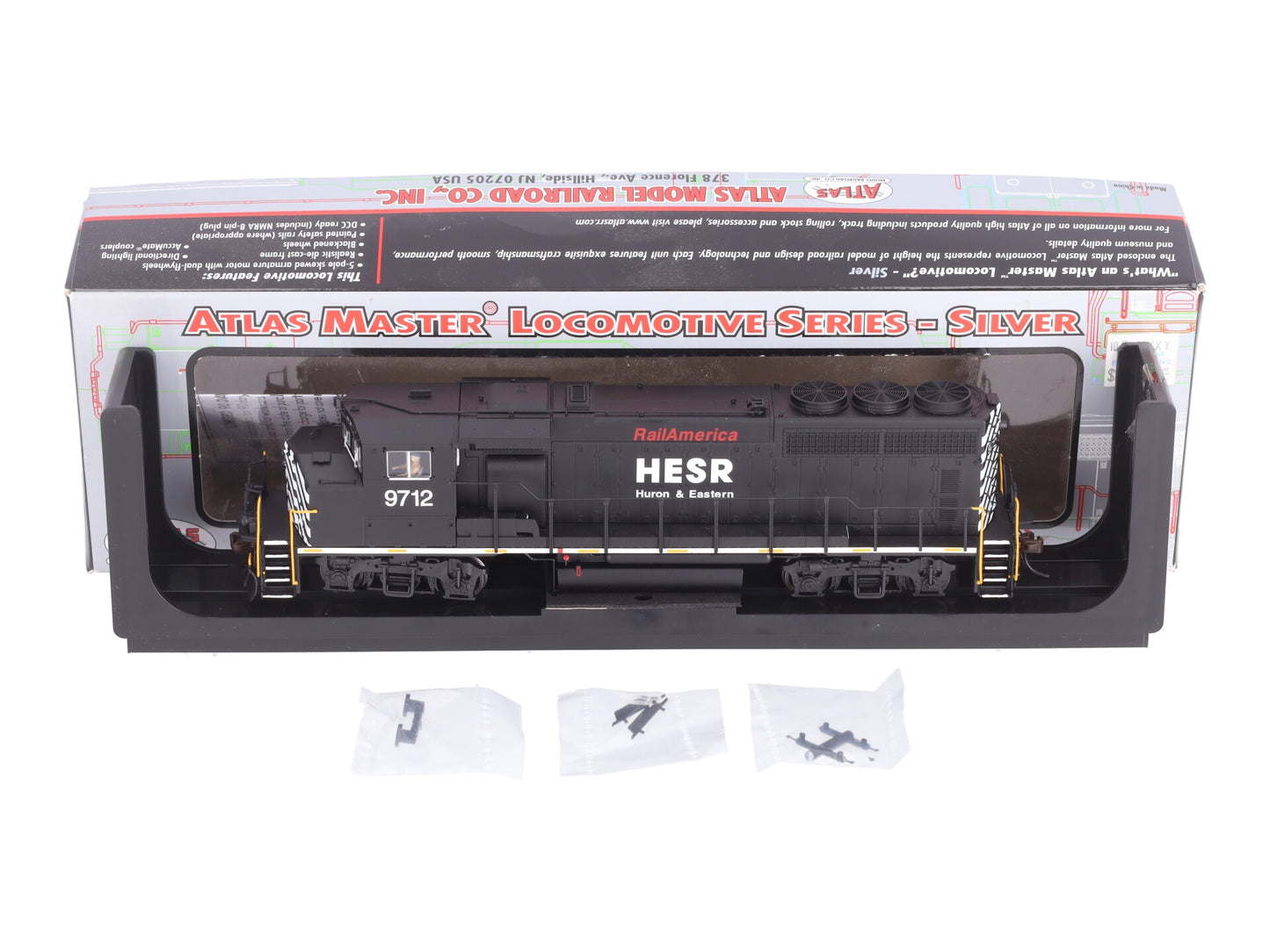 Atlas 10001404 HO Huron & Eastern GMD GP40-2W CN Late Version Diesel #9712