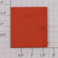 Lionel 29268-14 Multi-Panel Orange Boxcar Door