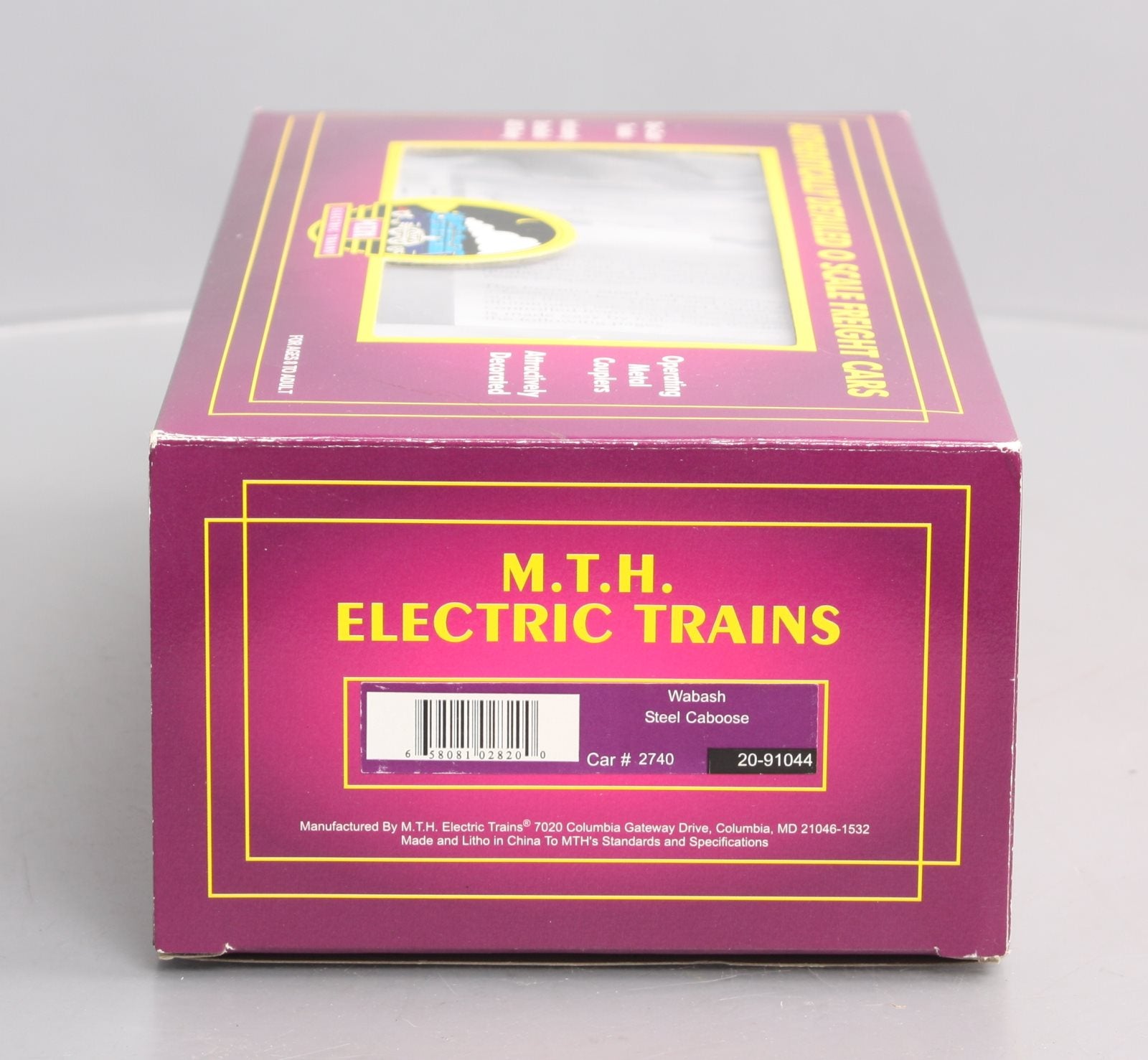 MTH 20-91044 O Gauge Wabash Steel Caboose #2740 NIB