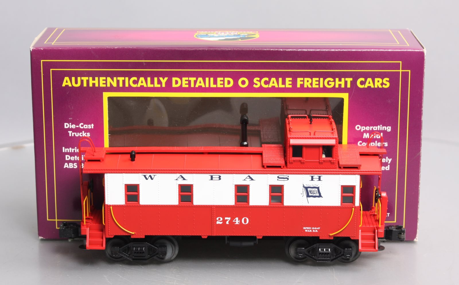 MTH 20-91044 O Gauge Wabash Steel Caboose #2740 NIB