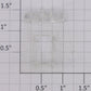 American Flyer 48350-25 Clear Headlight Number Board