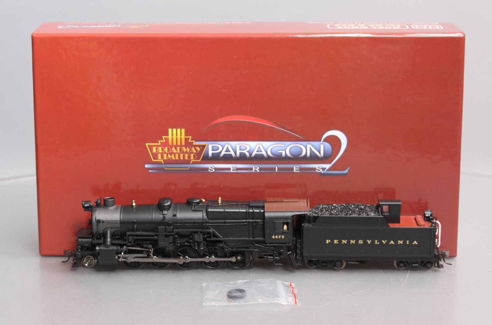Broadway Limited 2485 HO Pennsylvania I1sa 2-10-0 with 90F82 Short Tender #4473
