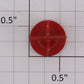Lionel 1022-29 O Gauge Red Turnout Switch Track Direction Indicator Flag