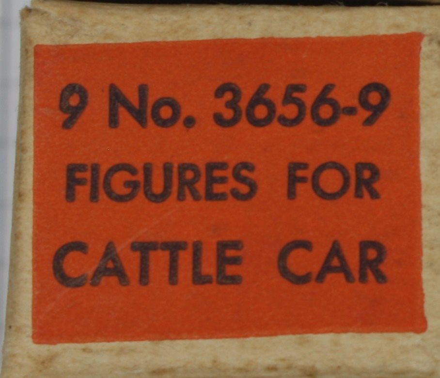 Lionel 3656-9 Black Cattle for Cattle Car in Separate Sale Box (Box of 9)