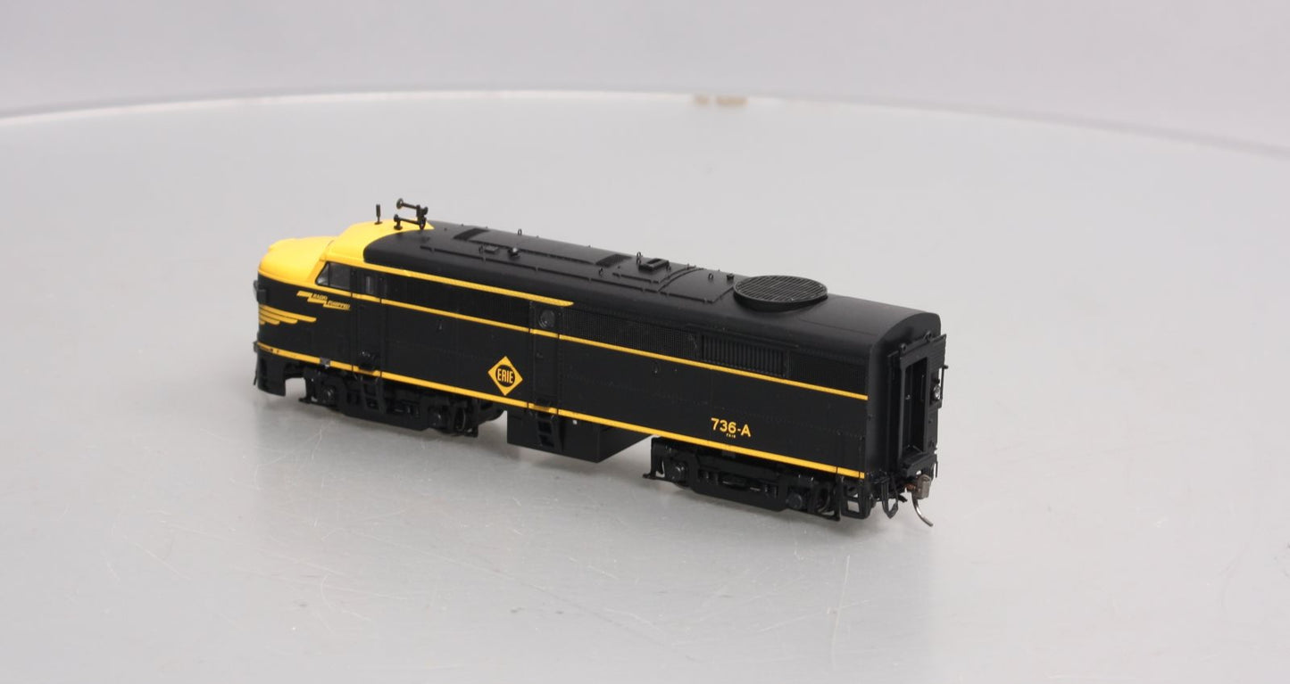 Rapido Trains 21528 HO Erie Alco FA-2 Diesel Locomotive w/LokSound & DCC #736-A