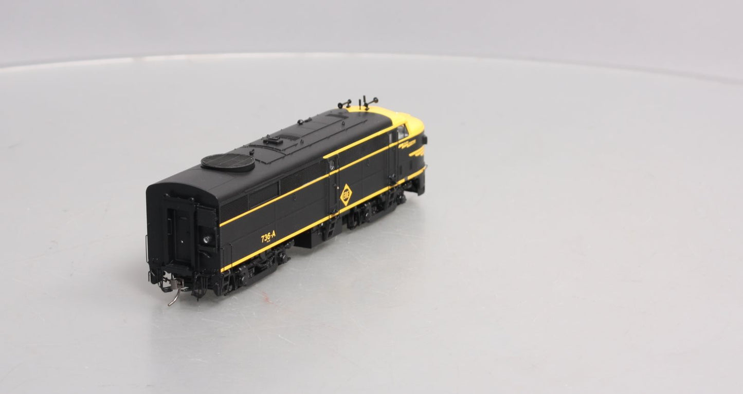Rapido Trains 21528 HO Erie Alco FA-2 Diesel Locomotive w/LokSound & DCC #736-A