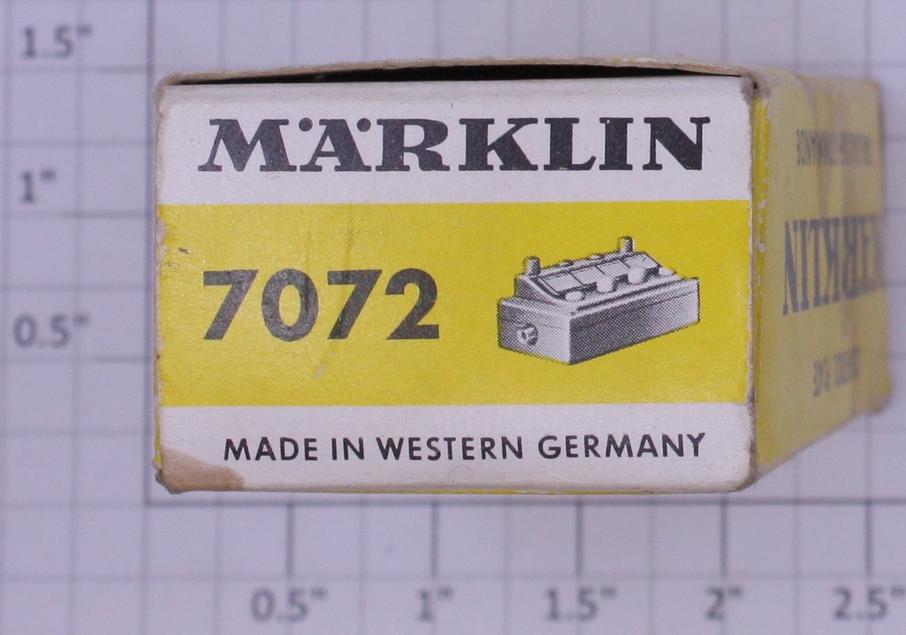 Marklin 7072 HO Scale Red/Green Button Switch Controller / Separate Sale Box